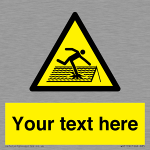 Custom Figure on Roof Sign